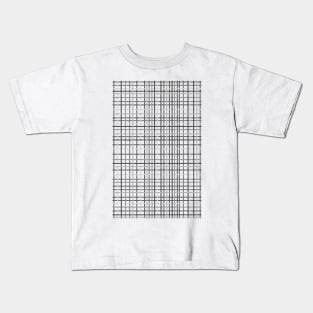 Weave Black and White Kids T-Shirt